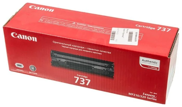 Фотография Картридж CANON 737 Black