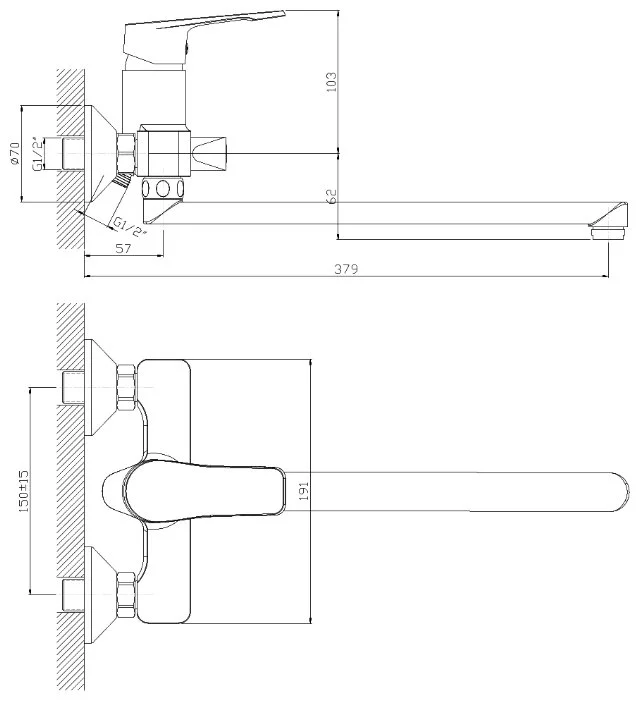 Фото Смеситель DecoRoom DR39043