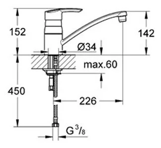 Фото Смеситель GROHE Start 32441001
