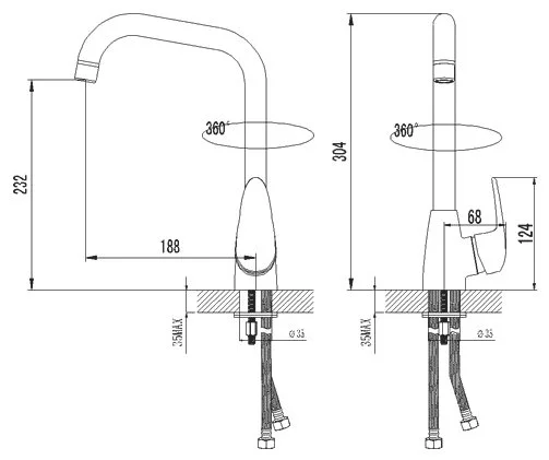 Фото Смеситель LEMARK LM3305C Прамэн