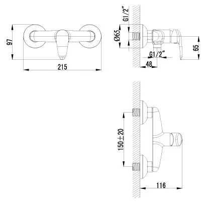 Фото Смеситель LEMARK LM3318G