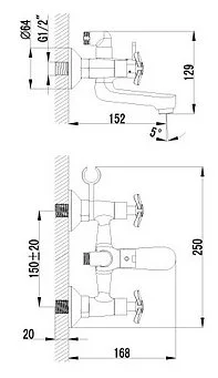 Фото Смеситель LEMARK LM6542C Партнер