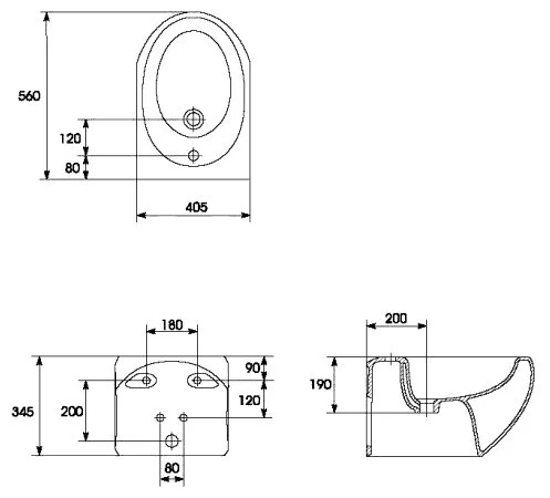 Фото Биде CERSANIT BILBAO