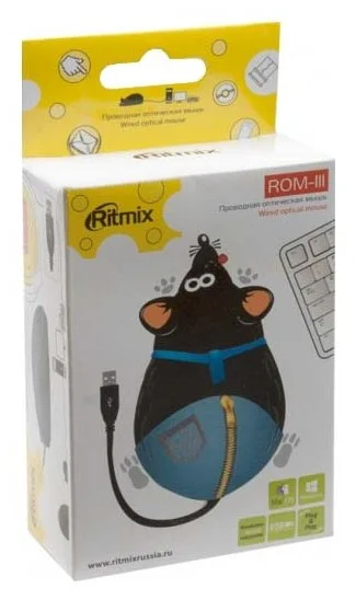 Фотография Мышь RITMIX ROM-111 Purple