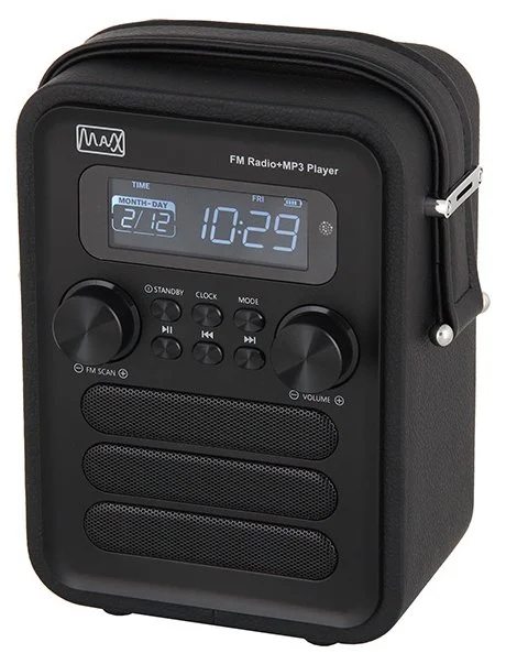 Фото Радиоприемник MAX MR-340 Balck Edition