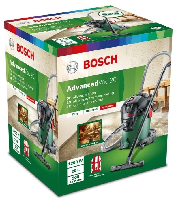 Фотография Пылесос BOSCH AdvancedVac 20 (06033D1200)