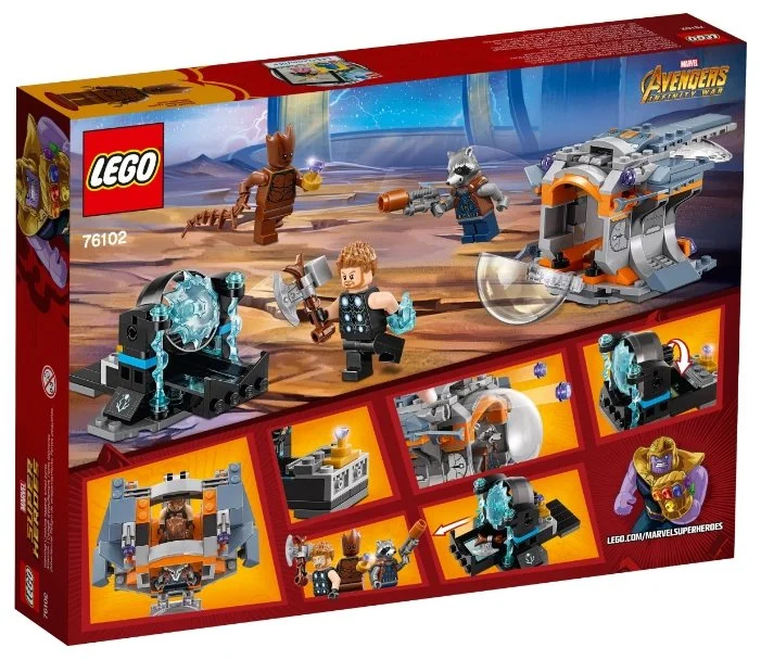 Фото Конструктор LEGO В поисках оружия Тора 76102