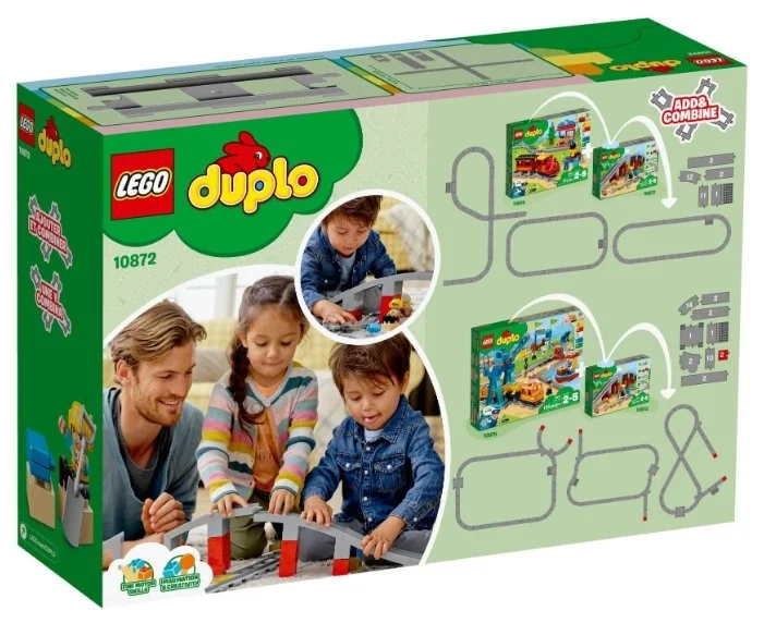 Фото Конструктор LEGO Железнодорожный мост 10872