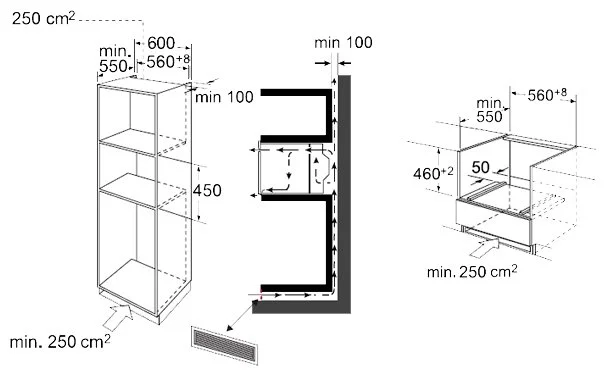 Фото Встраиваемая микроволновая печь HANSA AMM44BEXH