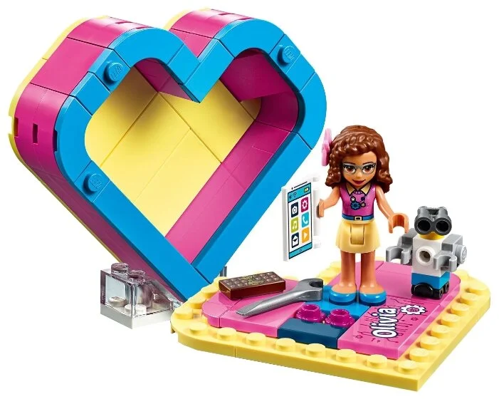 Картинка Конструктор LEGO Шкатулка-сердечко Оливии Friends 41357