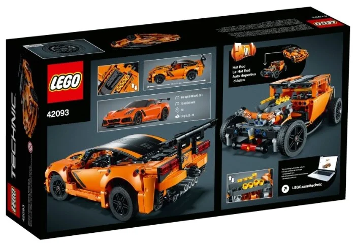 Фото Конструктор LEGO Chevrolet Corvette ZR1 TECHNIC 42093