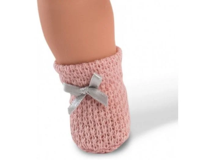 Цена Кукла LLORENS Люся 38см брюнетка в розовй шапочке 38552