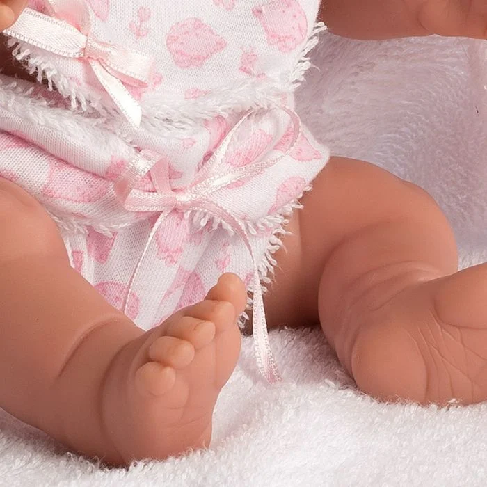 Цена Кукла LLORENS малышка 26см в розовом банном халатике 26274