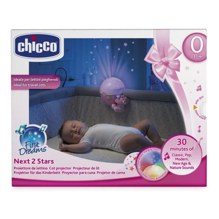 Купить Ночник CHICCO Next 2 Stars розовый 00007647100000