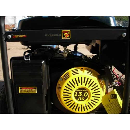 Фотография Генератор HUTER 6500LX DY с колесами и аккумулятором