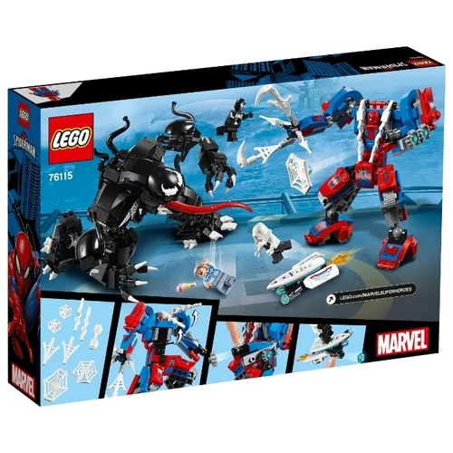 Фотография Конструктор LEGO Человек-паук против Венома Super Heroes 76115