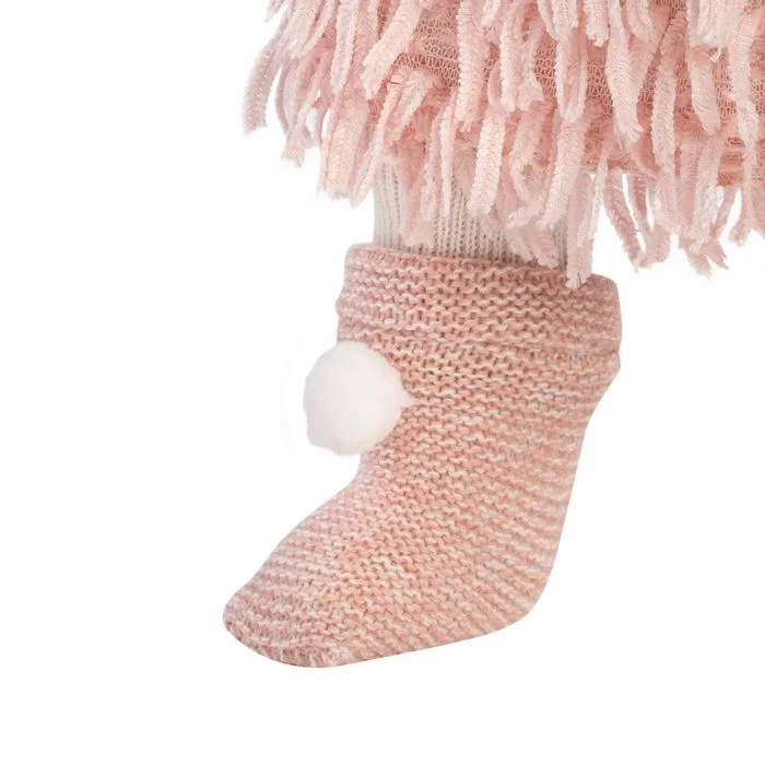 Цена Кукла LLORENS Елена 35см блондинка в розовом костюме и шапке с двумя пумпонами 53525