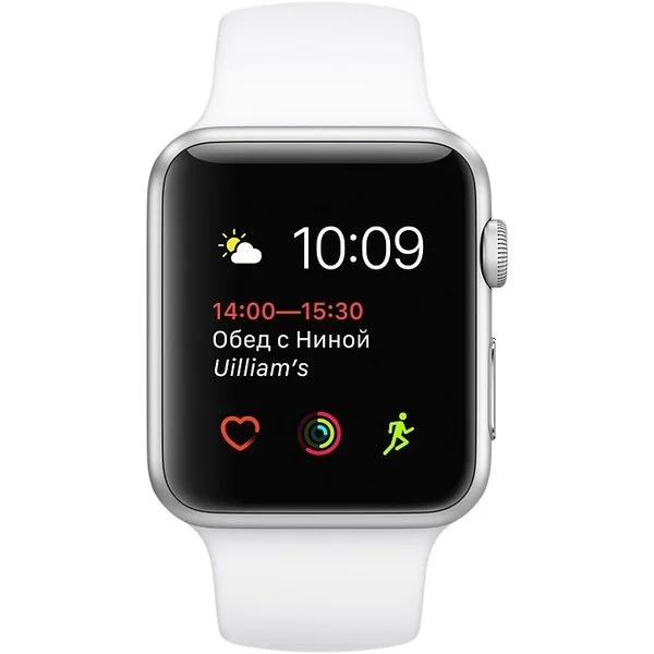 Фото Смарт-часы APPLE Watch Series 1 42mm Silver (MNNL2)