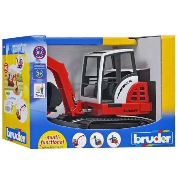 Фото Мини-экскаватор гусеничный BRUDER Schaeff HR16 02-432