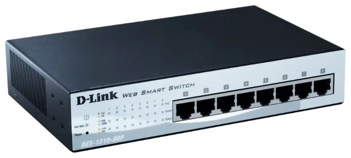 Фото Коммутатор D-LINK DES-1210-08P/C2A