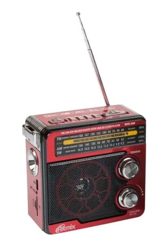 Фото Радиоприемник RITMIX RPR-202 Red