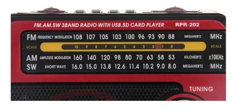 Купить Радиоприемник RITMIX RPR-202 Red