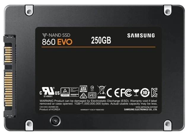 Цена Жесткий диск SSD SAMSUNG MZ-76E250BW 250 Gb