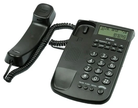 Фотография Проводной телефон RITMIX RT-440 Black