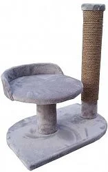 Когтеточка с лежаком ZOOFABRIKA А31 Silver