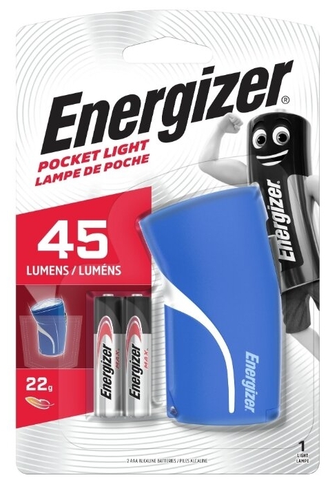 Фотография Фонарь компактный ENERGIZER Pocket 3x AAA синий / красный