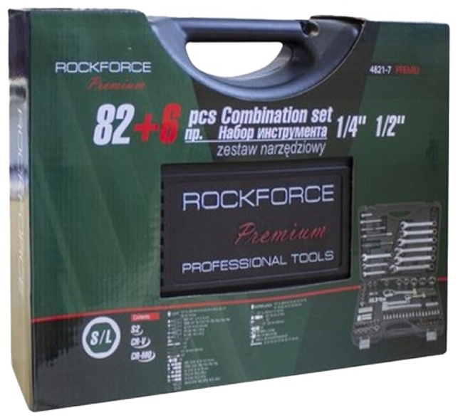 Фото Набор инструментов ROCKFORCE 82+6пр. (RF-4821-7 Premium)