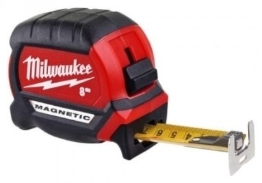 Фотография Рулетка MILWAUKEE 4932464600 Magnetic Tape Premium 8 м.