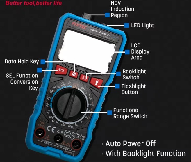 Мультиметр FIXTEC FHDM001 заказать