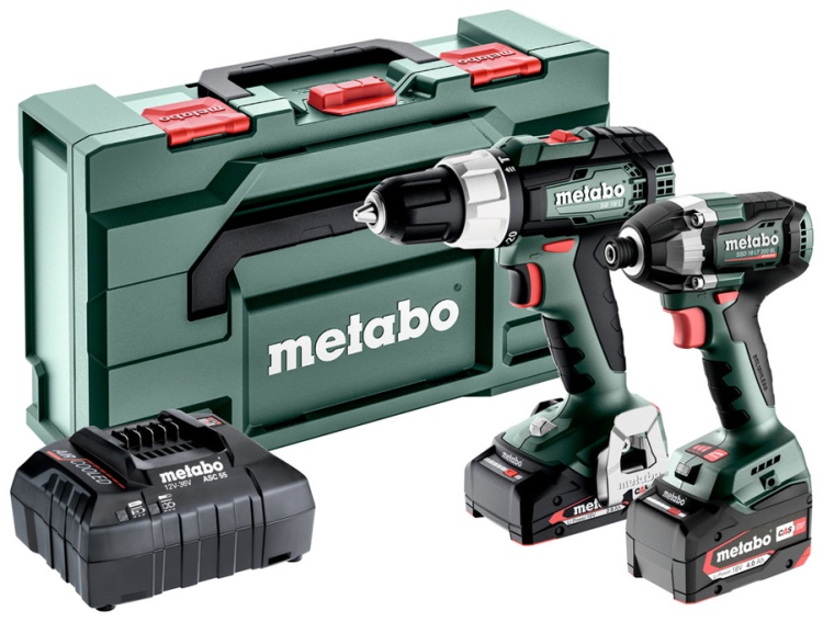 Фото Набор инструментов METABO Combo Set 2.8.6 18V (SB 18 L+SSD 18 LT 200 BL) (685198000)