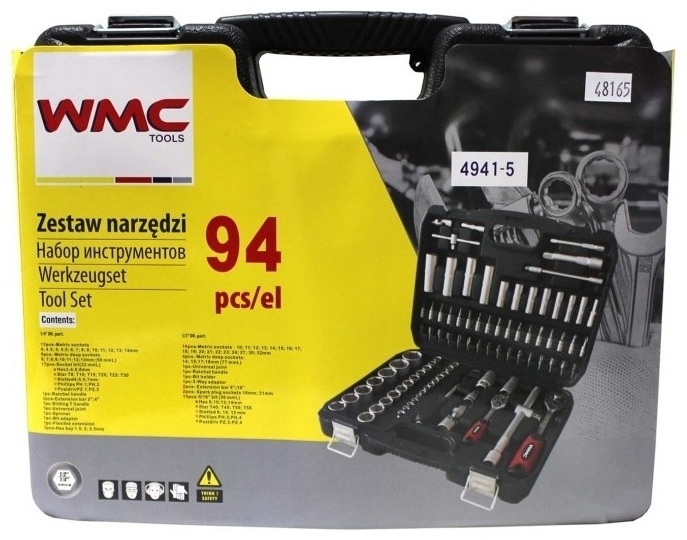 Картинка Набор инструментов WMC TOOLS 94 предмета (4941-5)