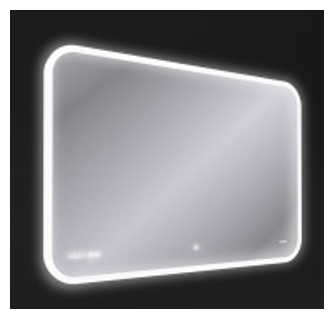Фото Зеркало CERSANIT LED DESIGN PRO 070 100 bluetooth часы с подсветкой прямоугольное