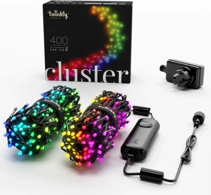 Гирлянда TWINKLY Cluster RGB 400 6m (TWC400STP-BEU)