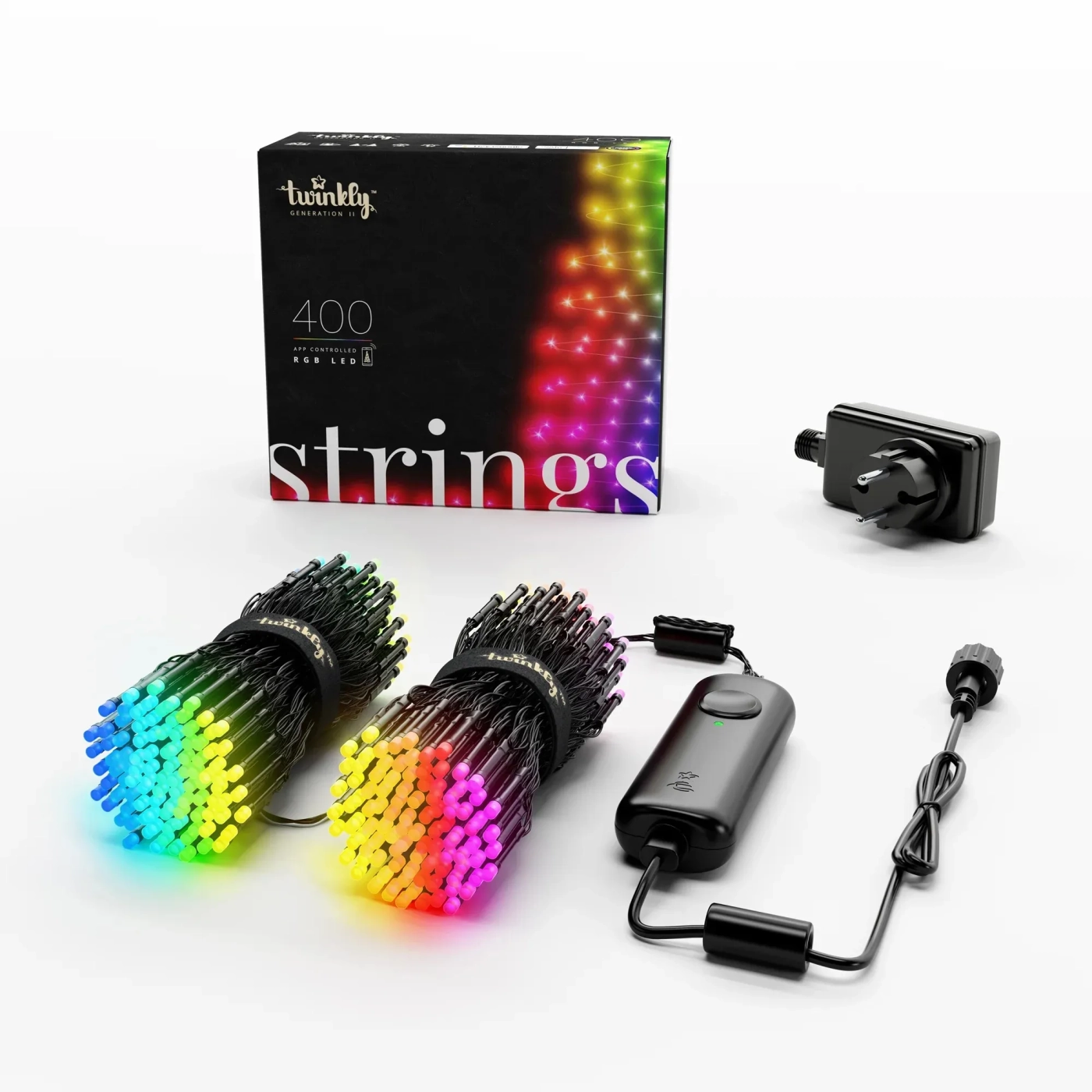 Гирлянда TWINKLY Strings 400 RGB 32m (TWS400STP-BEU)