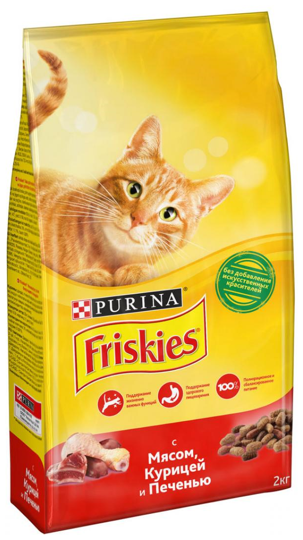 Фото Корм для кошек PURINA Friskies Мясное ассорти 2 кг