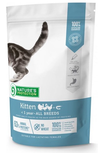 Фото NP Kitten Poultry with krill Up to 1 year All breeds 400g корм для котят