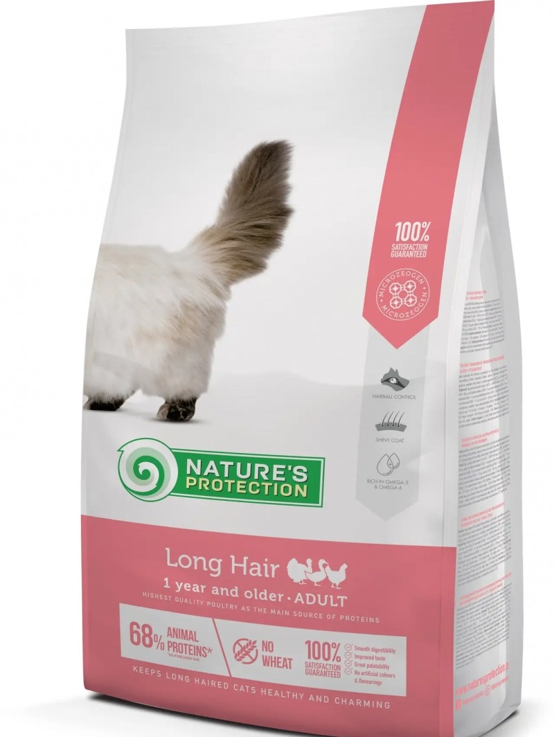 Фото Корм для кошек NP Long hair Poultry 1 year and older Adult cat 2kg корм для кошек