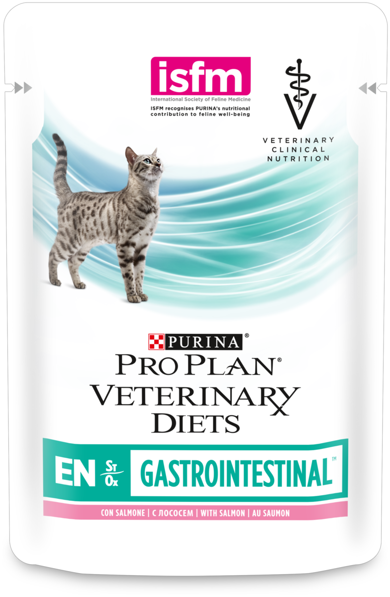 Корм для кошек PURINA Pro Plan VETERINARY DIETS Wet EN лосось 85 гр