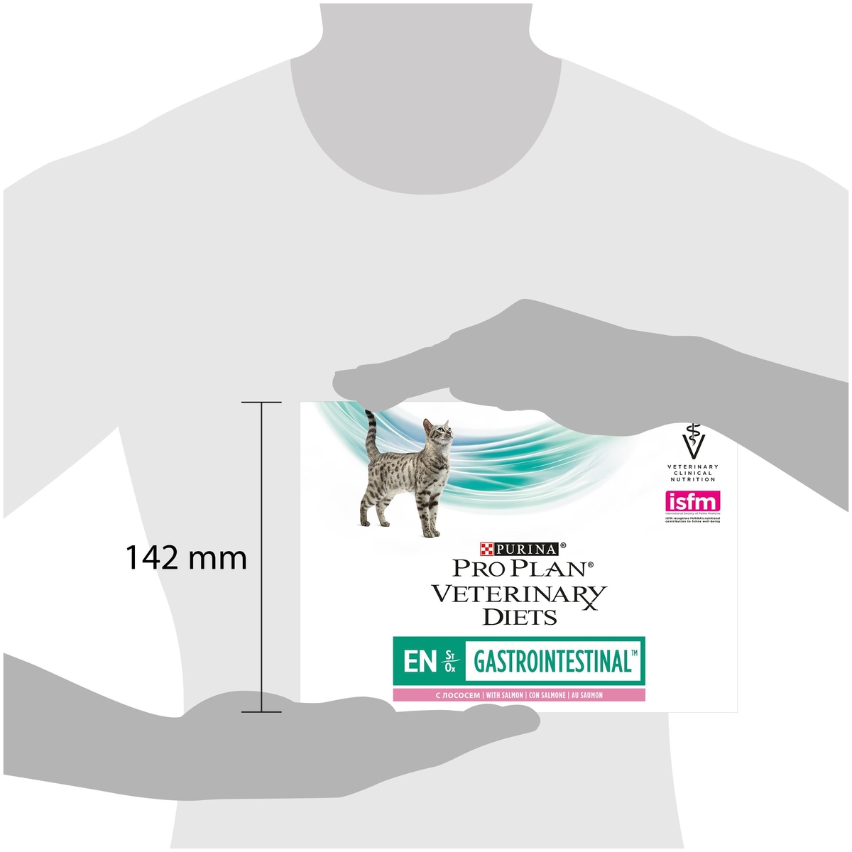 Картинка Корм для кошек PURINA Pro Plan VETERINARY DIETS Wet EN лосось 85 гр
