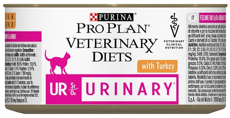 Фотография Корм для кошек PURINA Pro Plan VETERINARY DIETS Wet UR Mousse 195 гр