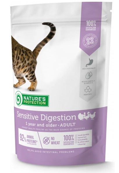 Фото NP Sensitive Digestion Poultry 1 year and older Adult cat 400g корм для кошек