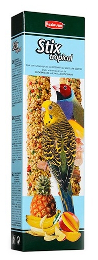 Фото Лакомство PADOVAN STIX TROPICAL палочки фруктовые д/попугаев и экзотических птиц (80г) 002071