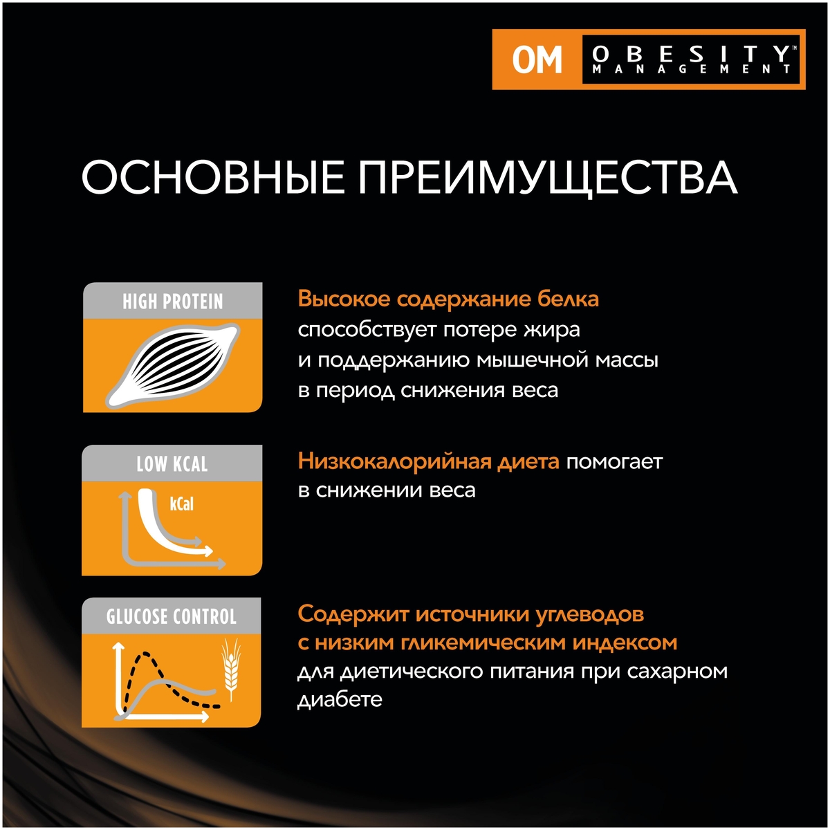 Корм для собак PURINA Pro Plan VETERINARY DIETS ОМ при ожирении 3 кг Казахстан