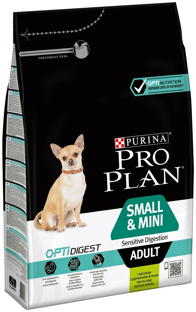 Картинка Корм для собак PURINA Pro Plan Adult сред.пород ягненок 3 кг