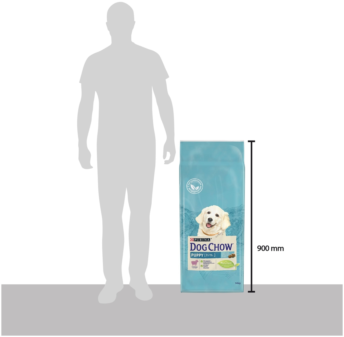 Купить Корм для собак PURINA Dog Chow д/щенков ягненок/рис 14 кг