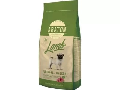 Корм для молодых собак с мясом ягненка ARATON dog junior lamb 15 кг